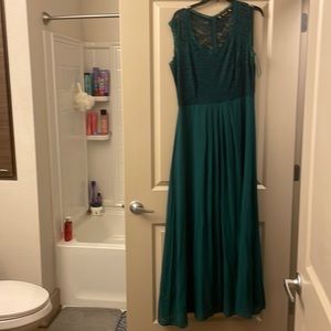 Green semi formal dress